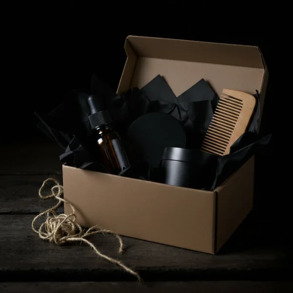 Beard Kit — Fir & Smoke — Oil, balm, and a pear-wood comb that won't snag.