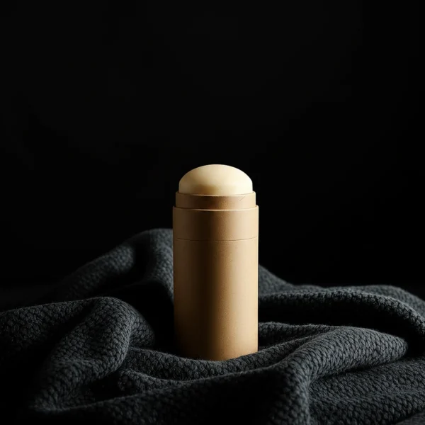 Cedar & Tallow Body Bar — A solid lotion bar. Melts on contact, no plastic bottle.
