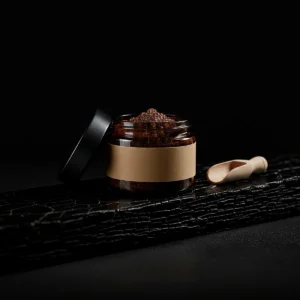 Coffee & Cedar Sugar Scrub Coffee & Cedar Sugar Scrub — Spent grounds from a roaster two blocks over.